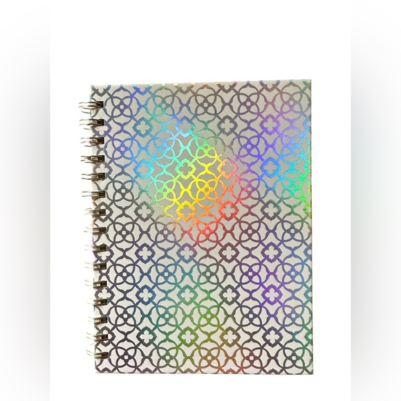 Kendra Scott Holographic Spiral Notebook Planner - Picture 1 of 7